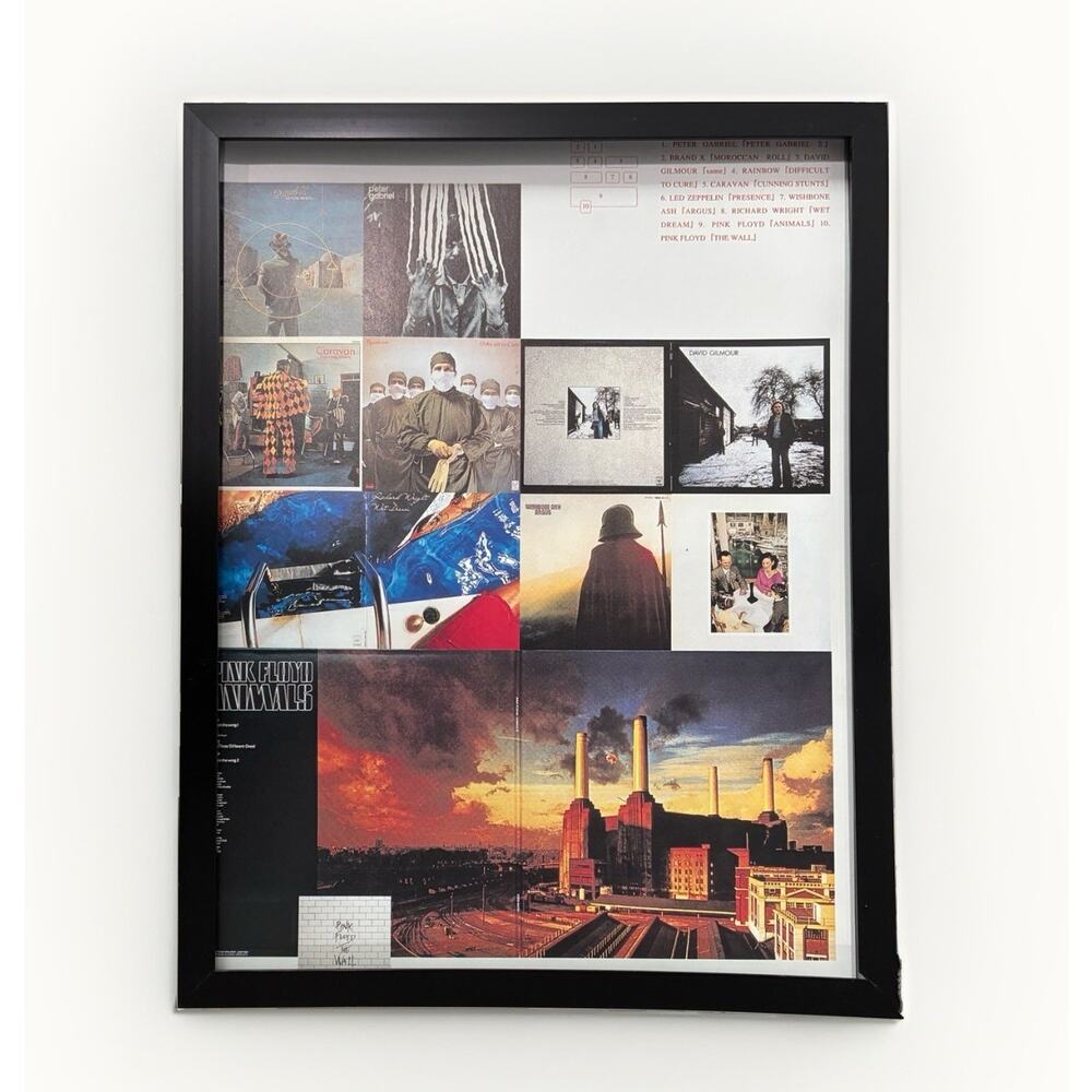 Chrome Hearts 9x11 Framed Magazine cutout poster Pink Floyd